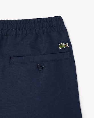 Men's Regular Fit Linen Twill Pants