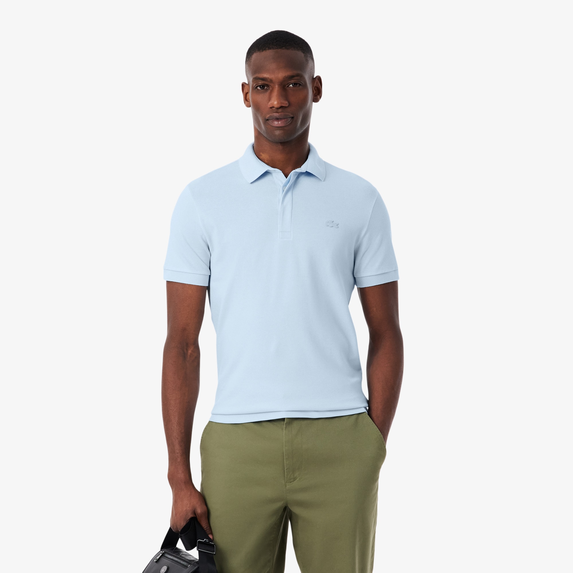 Lacoste Men's Regular Fit Paris Stretch Piqué Polo