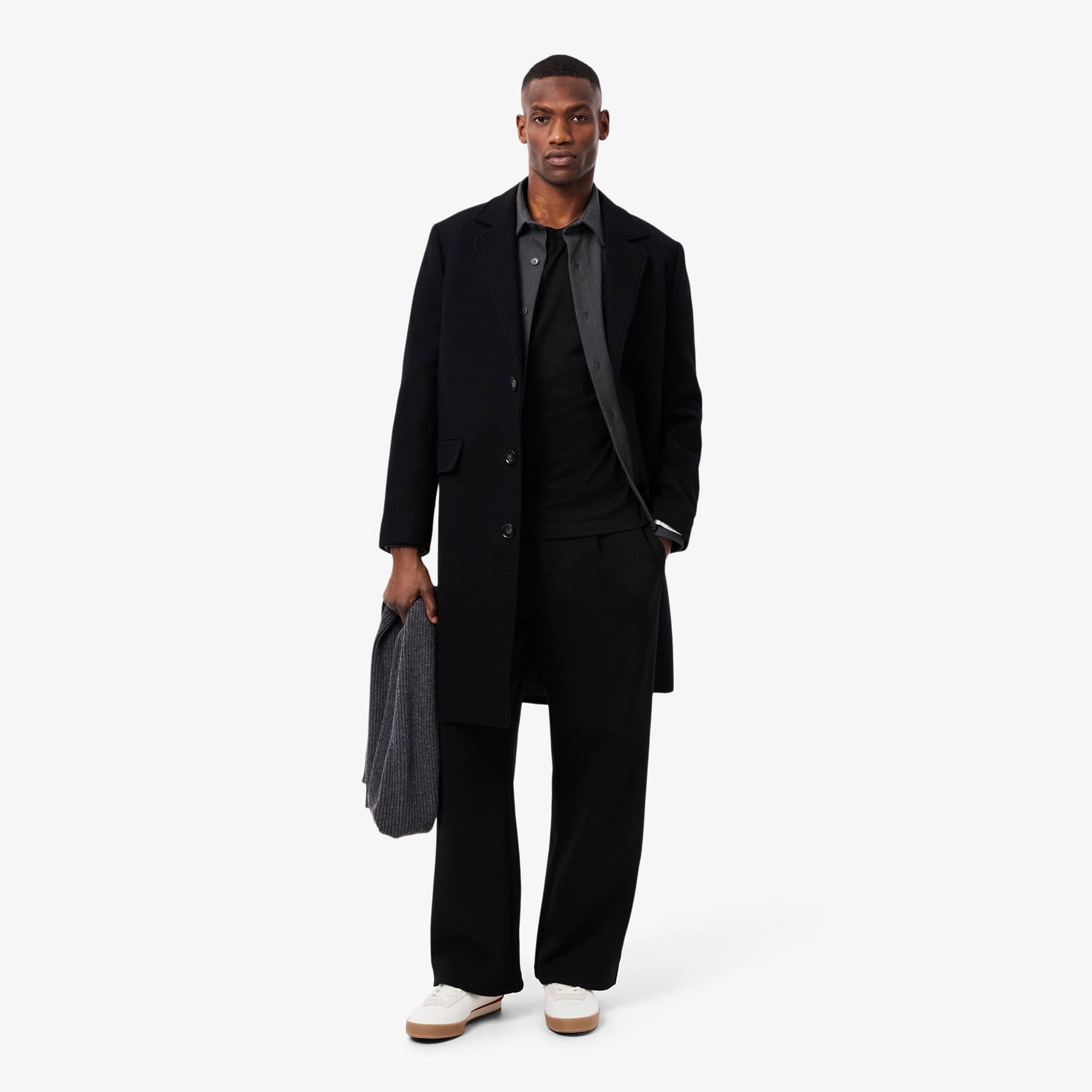 Men's Wool Chesterfield Coat - Jackets & Coats - New In 2026 | Lacoste