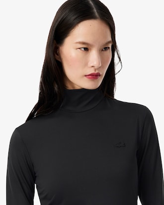 Women's Slim Fit High-Neck Dress