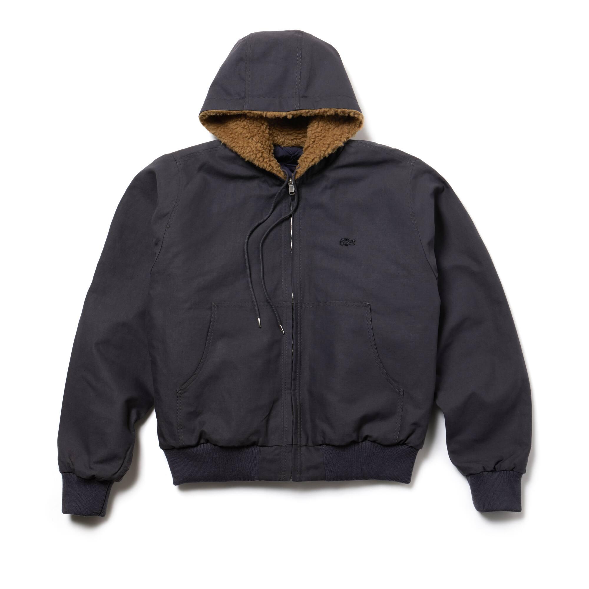 Men's Fashion Show Reversible Gabardine And Technical Canvas Jacket