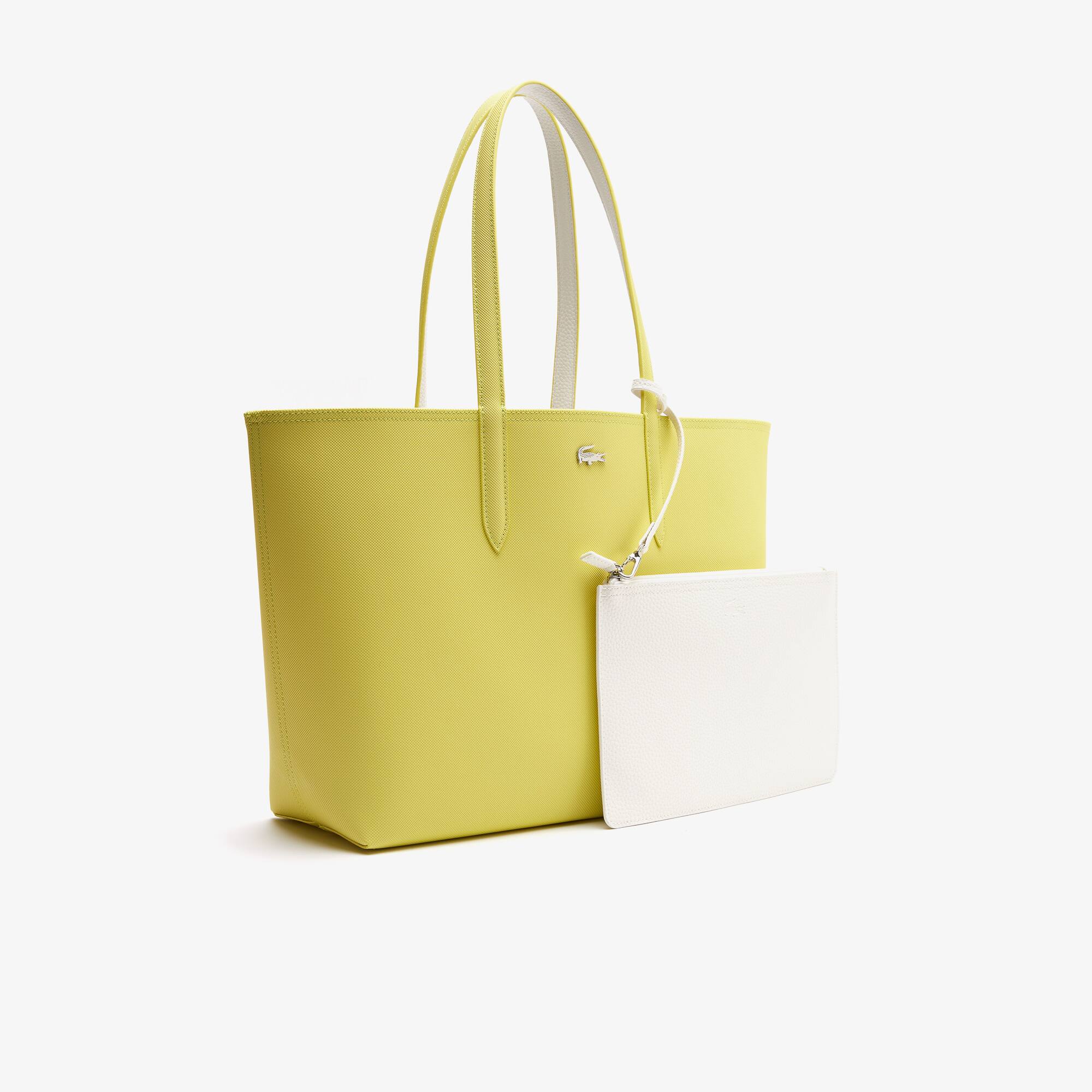LACOSTE イエロー ボストンバッグ Small Lenglen Leather Bag - Bags - New In 2026 | Lacoste
