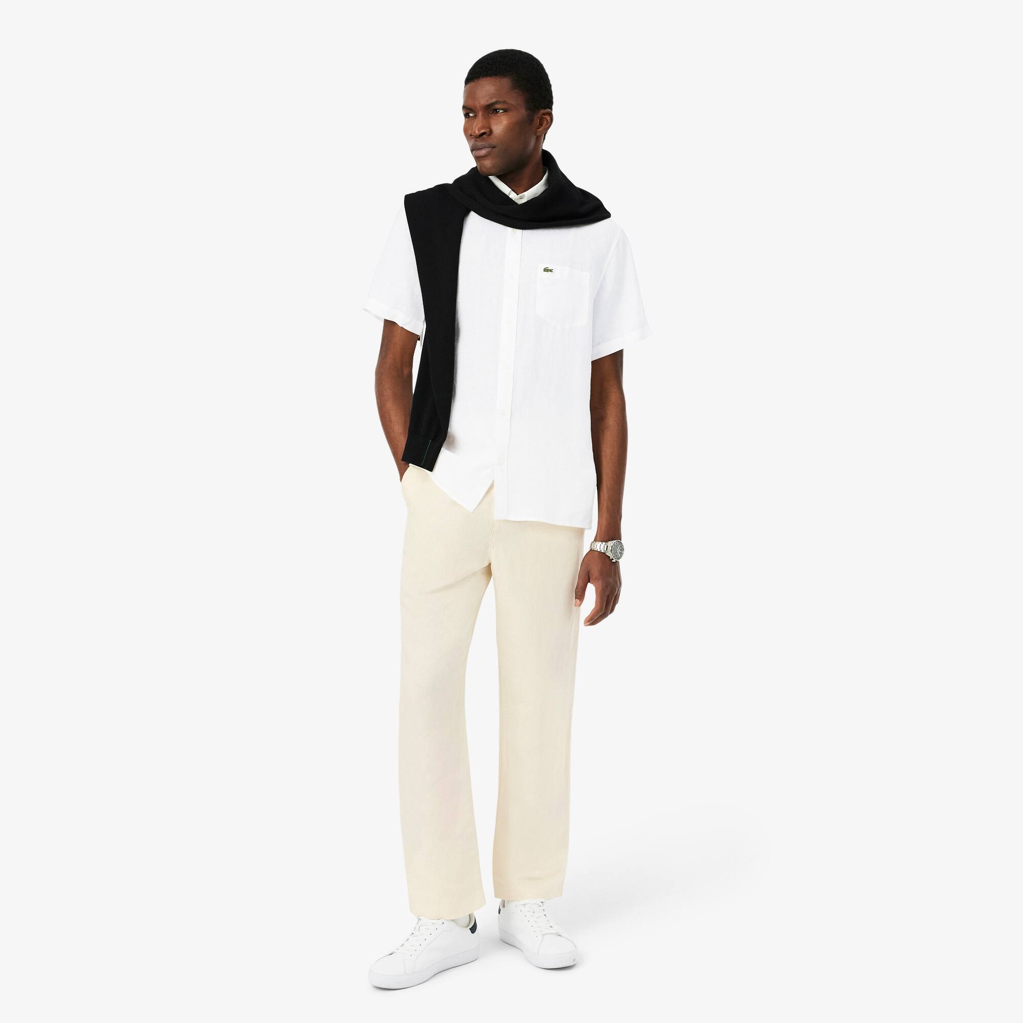 Lot De 2 Chemises Homme AT Collins - Taille L, Manches Courtes, 100% Coton - Occasion Très Bon état