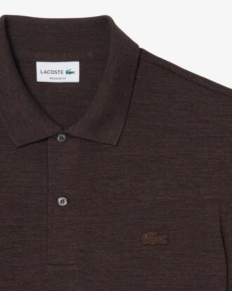 Polo de Tejido Jersey de Lana de Corte Regular