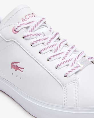 Sneaker Lacoste Powercourt de piel para mujer