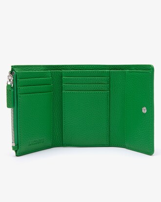 Top Grain Leather Flap Close Wallet