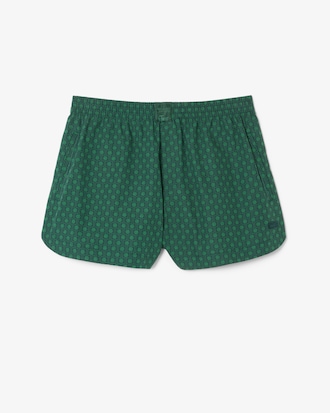Men's Runway Print Poplin Shorts