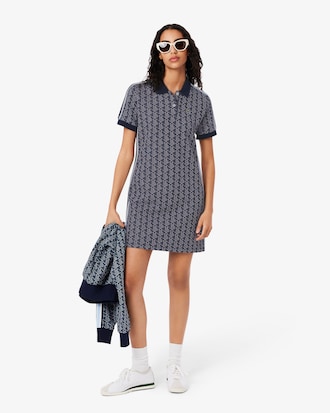 Women's Slim Fit Monogram Polo Dress