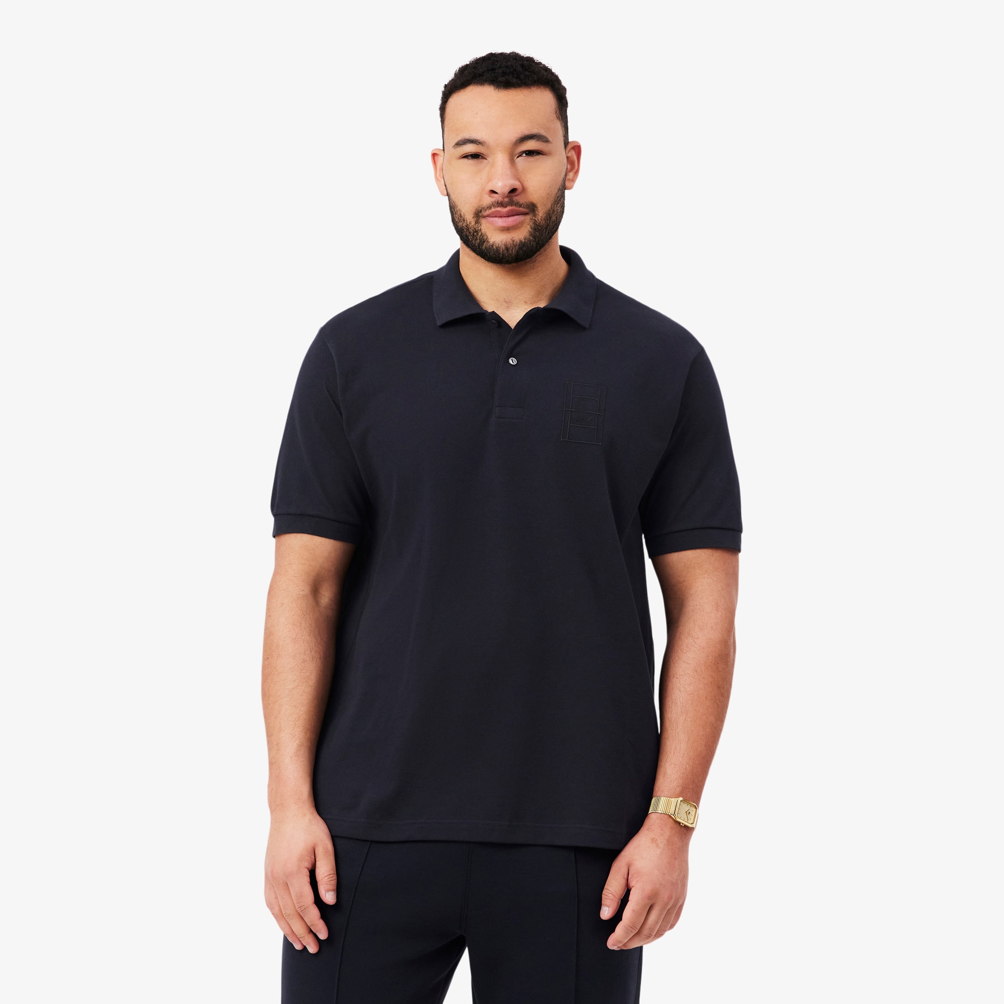 Classic Fit Embroidery Detail Petit Piqué Polo