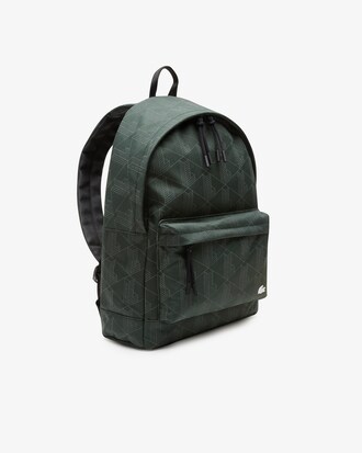 Unisex Reflective Monogram Print Backpack