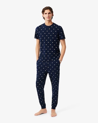 Men's Printed Cotton Pajama Bottoms