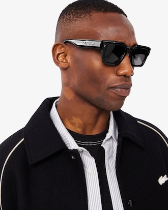 Icons Acetate Rectangle Glasses