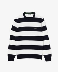 Men's Lacoste Striped Organic Cotton Jersey Sweater