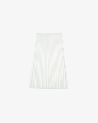 Women's Elastic Waist Pleated Skirt