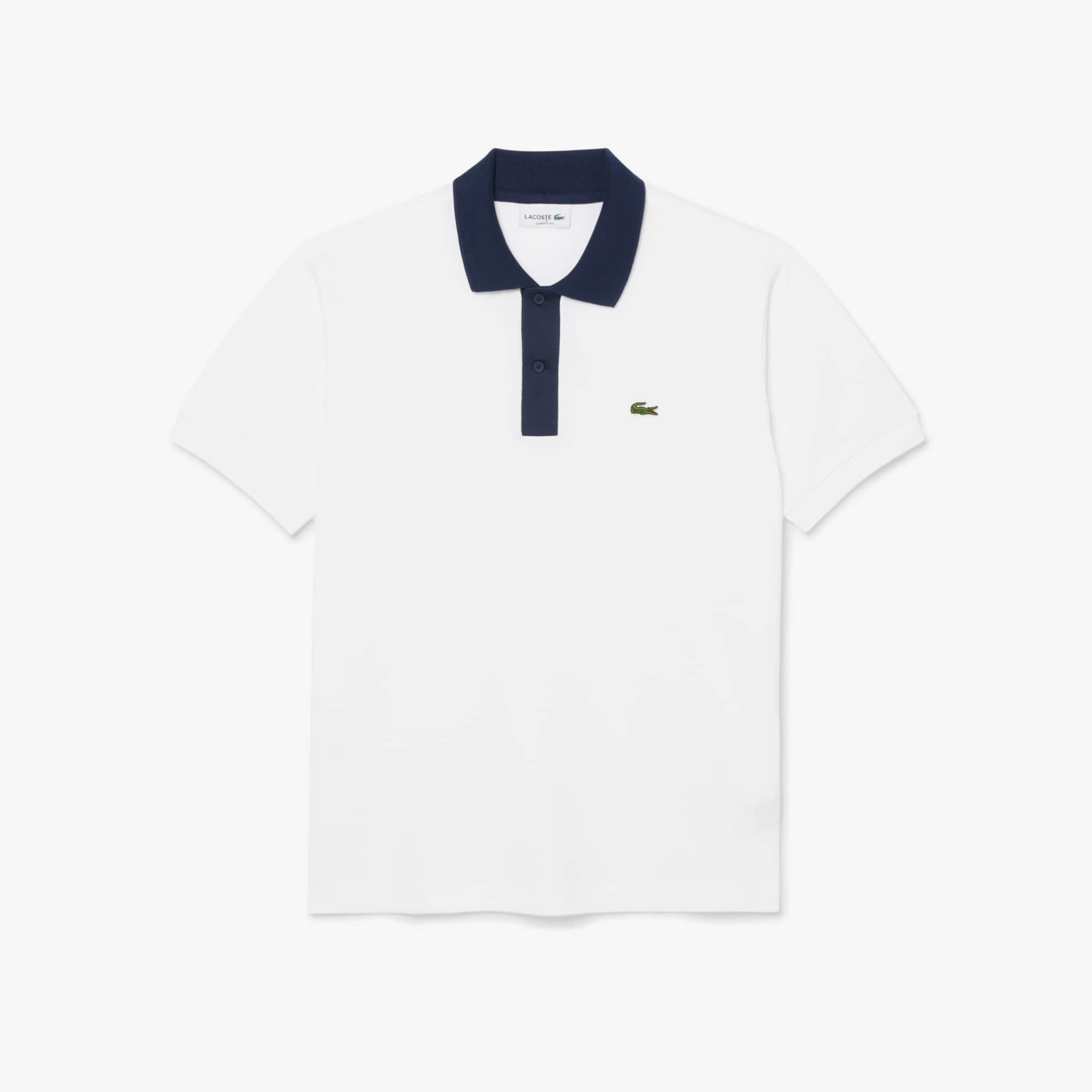 新品 LACOSTE x atmos 日本製 Polo White L Men's Classic Fit Contrast Collar L.12.12 Polo - Polo Shirts - New