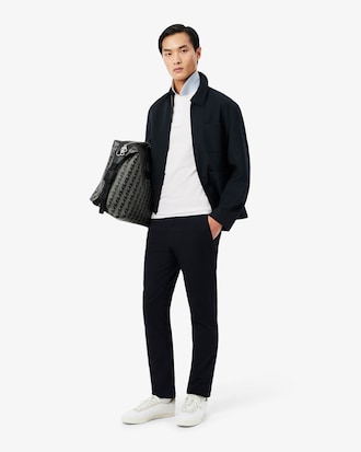 Slim Fit Branded Piqu&eacute; Polo