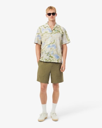 Shorts De Nailon Resistentes Al Viento Y Al Agua.