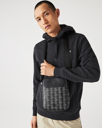 Sacoche verticale The Blend en toile monogramme