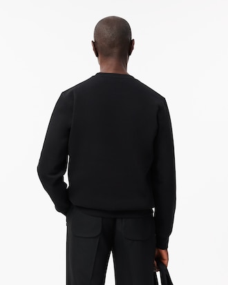 Men's Piqué Badge Accent Sweatshirt