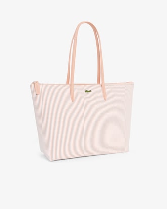 Large Striped L.12.12 Concept Tote
