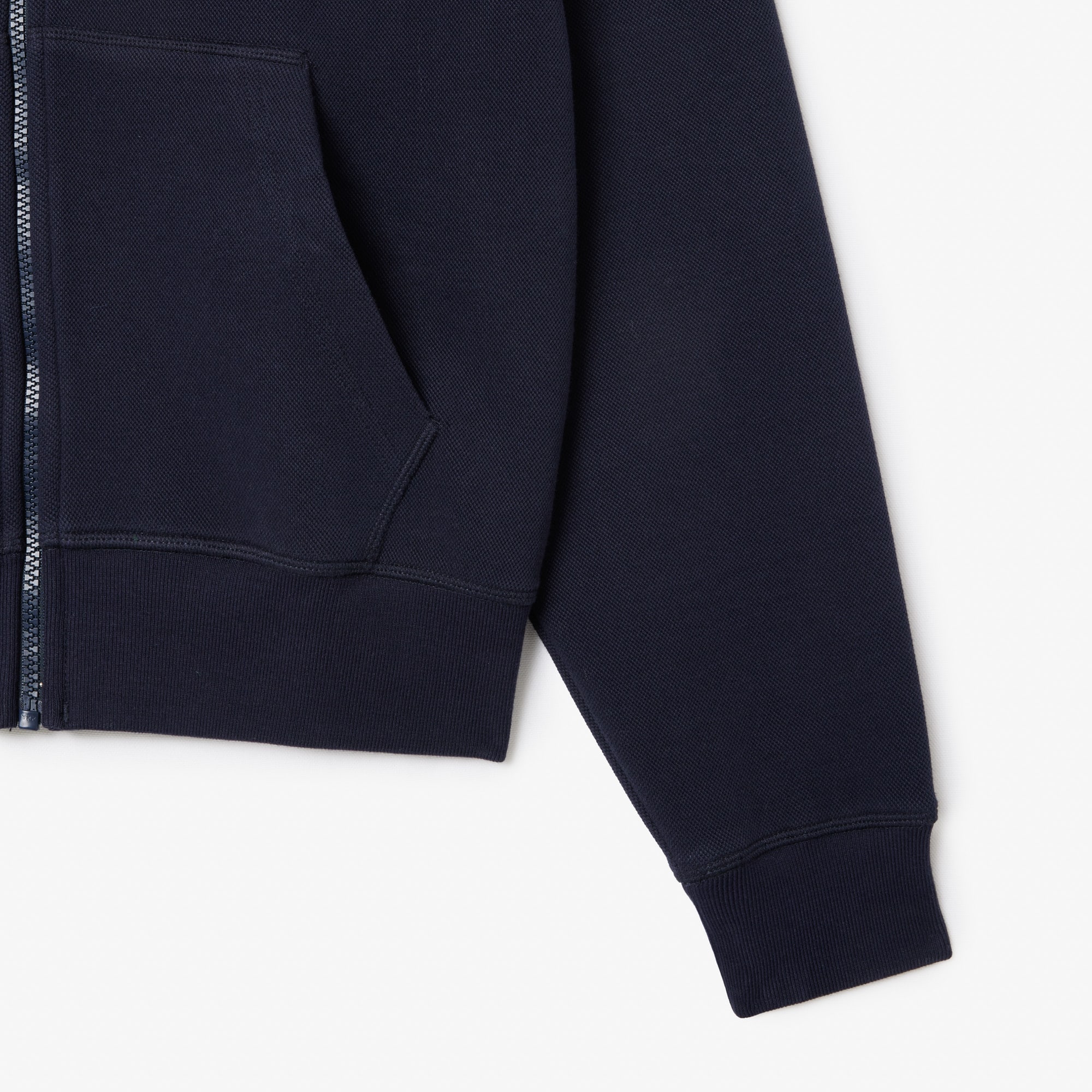 Women's Zip-Up Piqué Hoodie