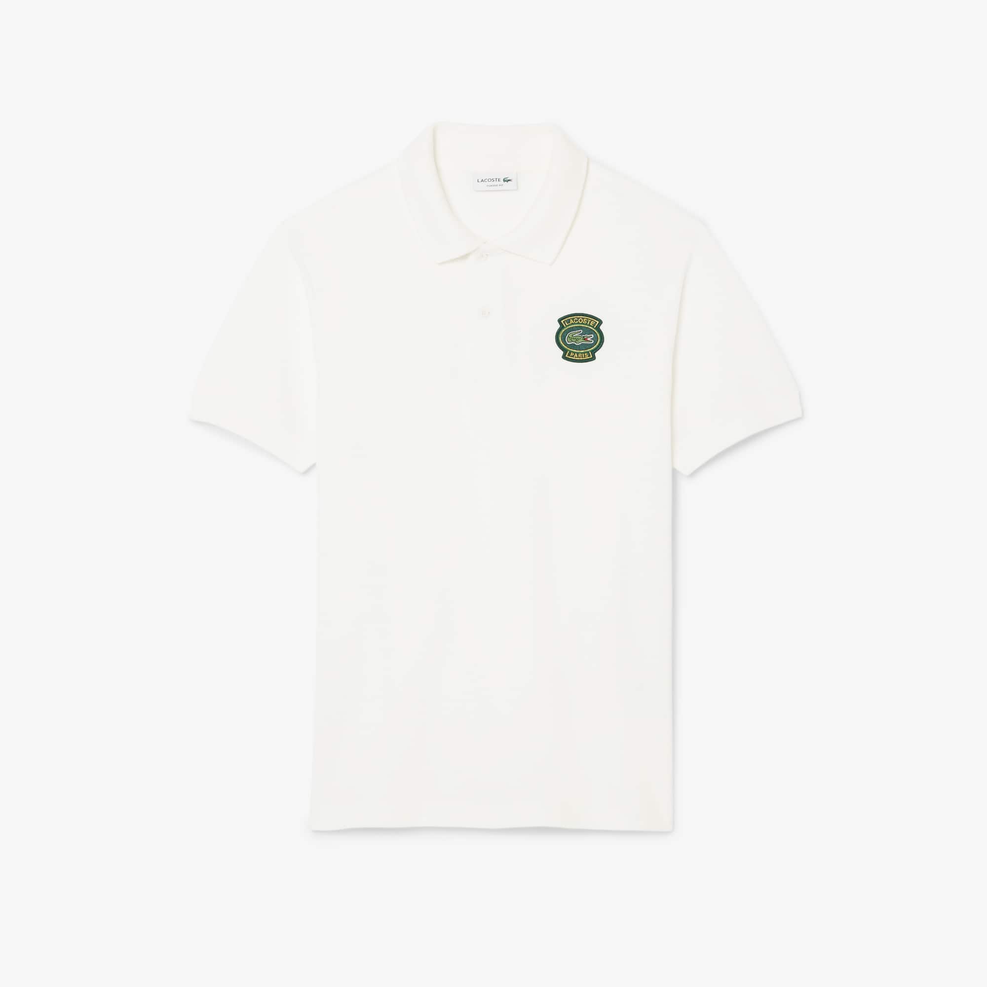 Men's Classic Fit Petit Piqué Badge Polo - Polo Shirts - New In