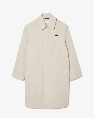 Trench l&eacute;ger d&eacute;perlant en twill de coton