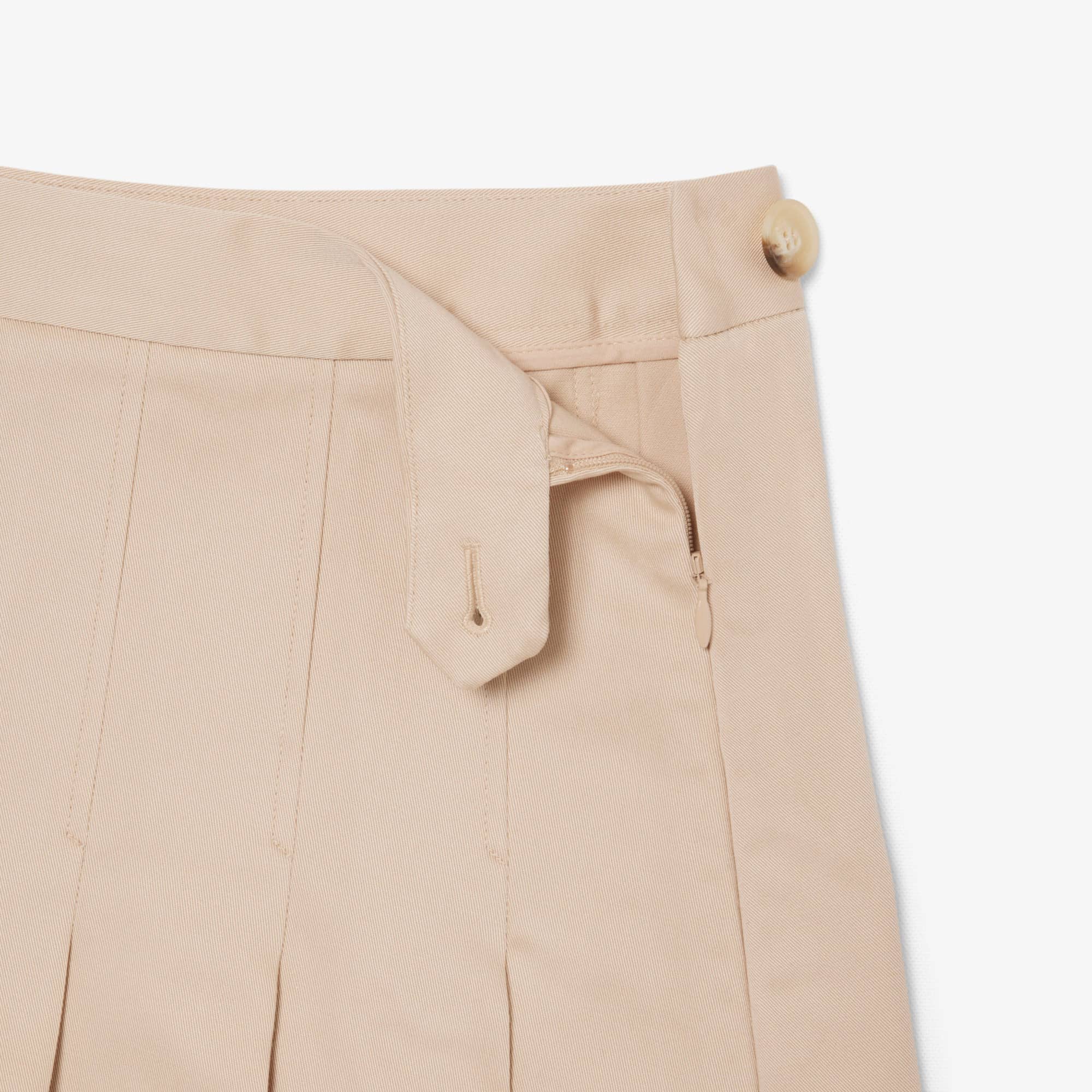 Women's Short Stretch Cotton Pleated Skirt - Shorts & Skirts - New