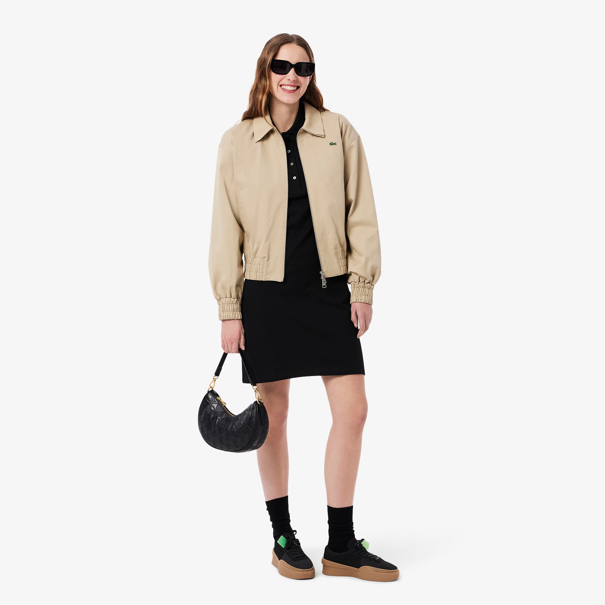 LACOSTE★ストレッチポロワンピースStretch Pique Polo Dress Kids' Sleeveless Stretch Piqué Polo Dress - Teens Dresses