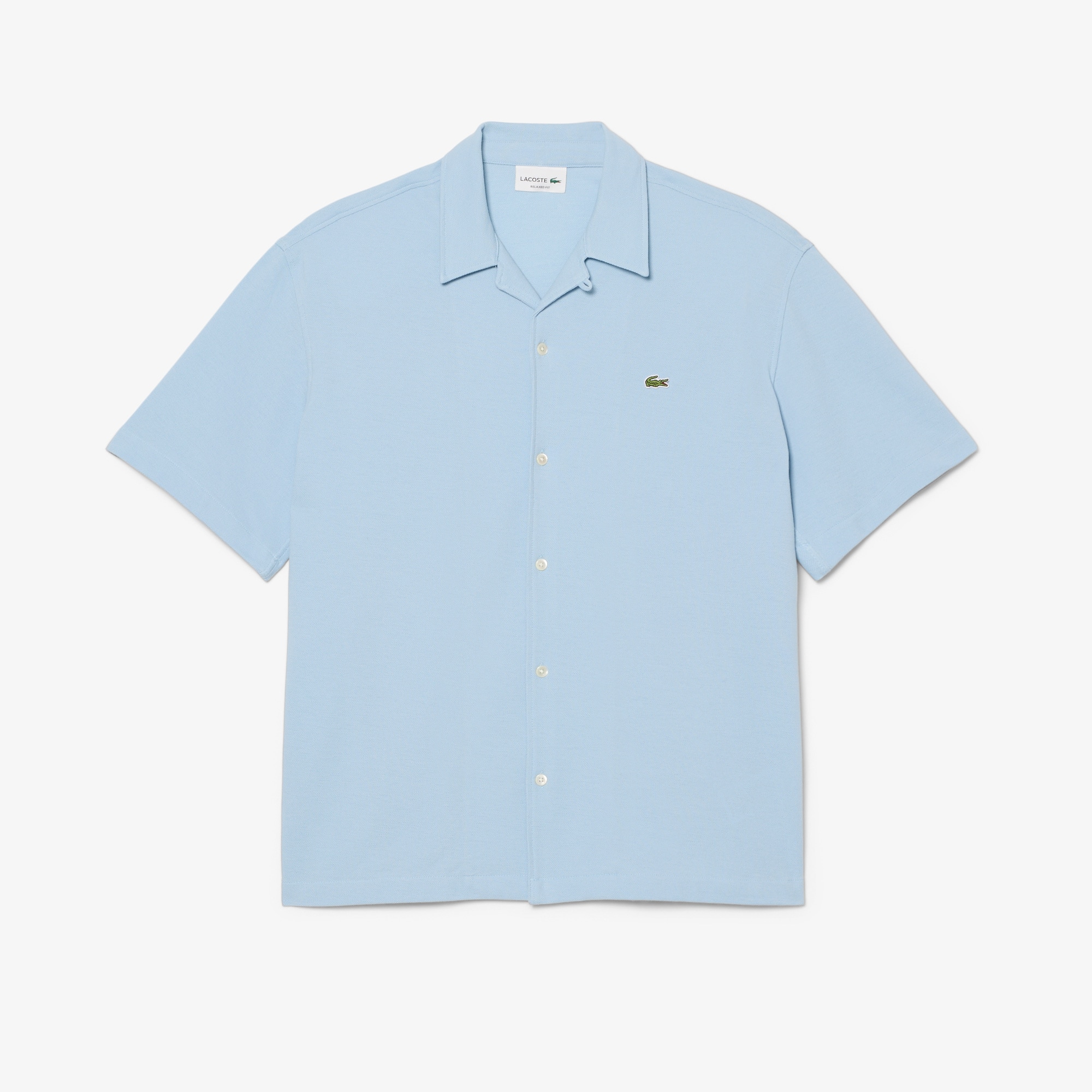 Relaxed Fit Short Sleeved Piqué Shirt