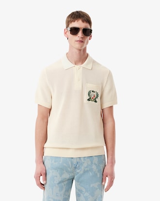 Su?ter para hombre con cuello polo Made in France