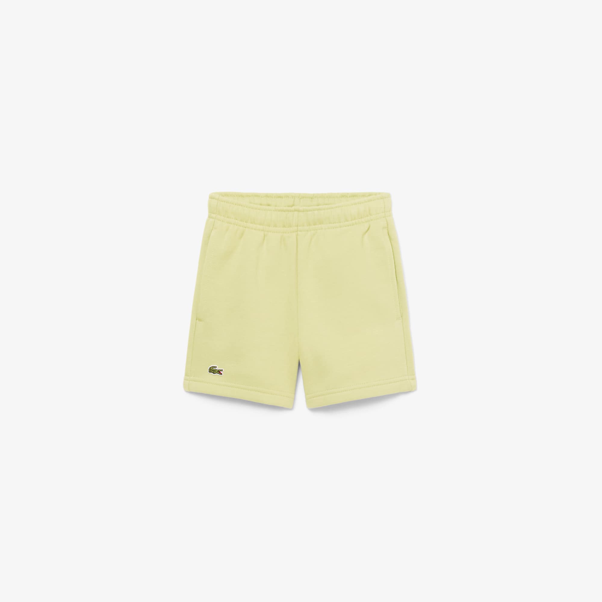 Lacoste Unisex Fleece Shorts - 2 Years In Green
