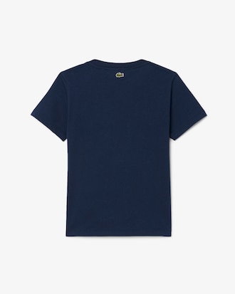 Boys' Crocodile Print Cotton T-Shirt