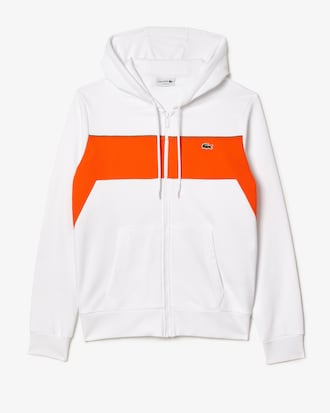 Men's Zip-Up Colorblock Hoodie