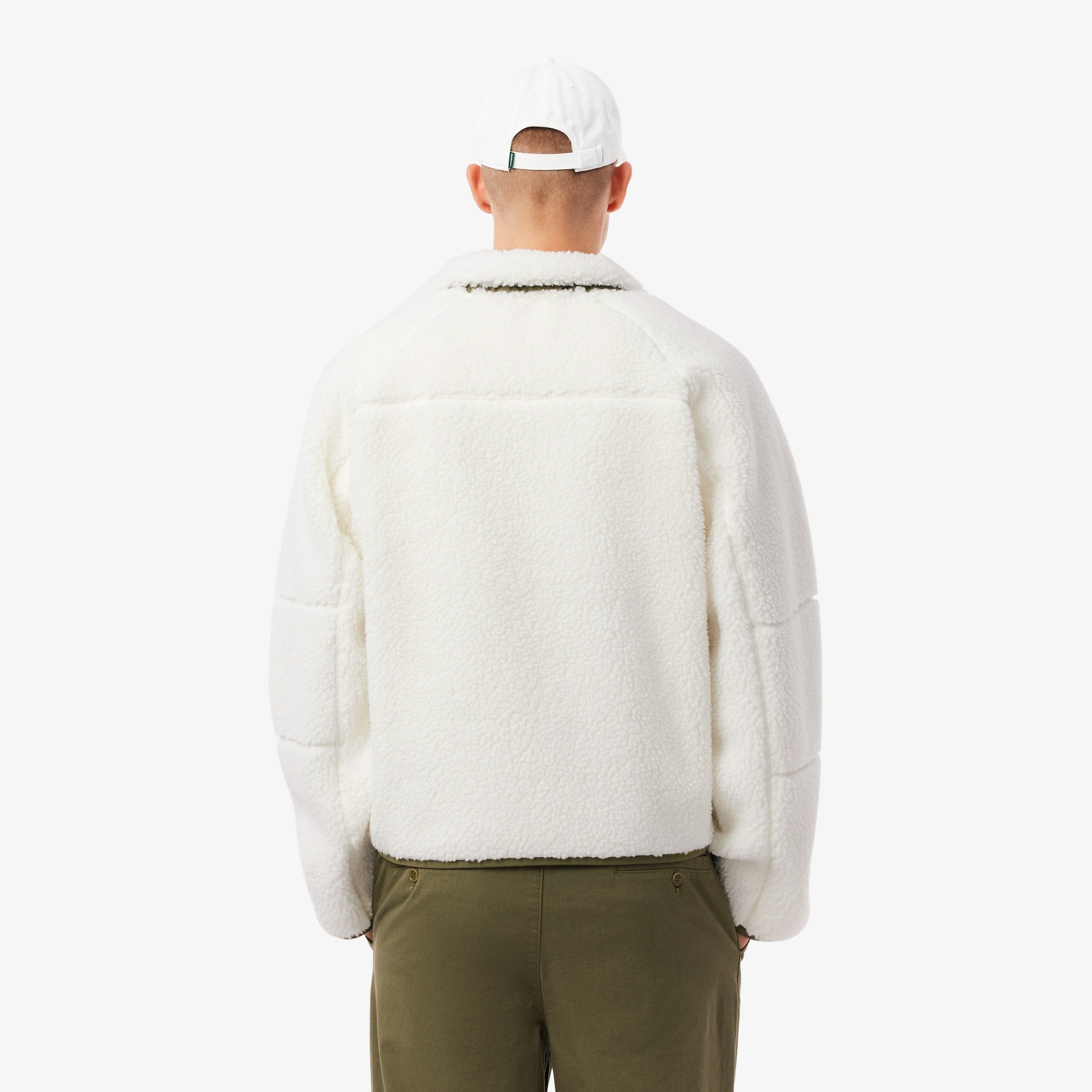 Men's Colorblock Sherpa Fleece Jacket - Jackets & Coats