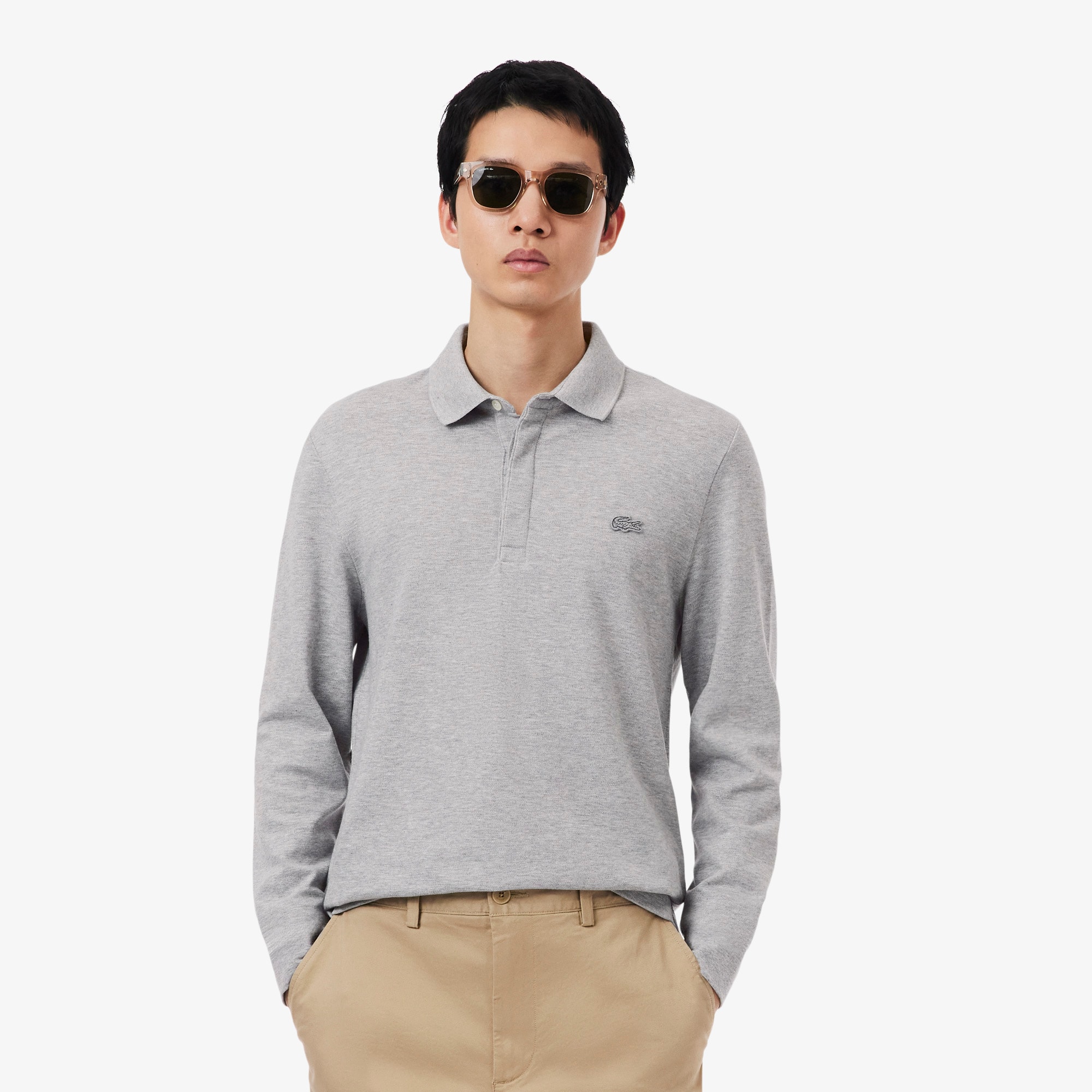 Lacoste Mens Regular Fit Paris Stretch Piqu&Atilde; Polo