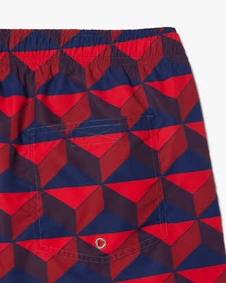 Men's Graphic Print Swim Trunks