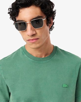 Men's Washed Effect Heavy Jersey T-Shirt