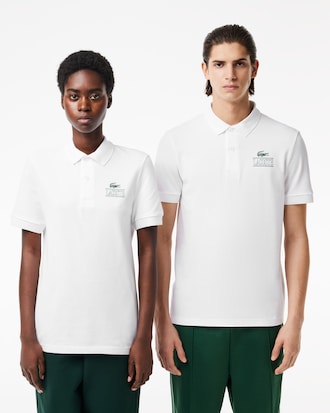 Unisex Regular Fit Stretch Mini Piqué Polo