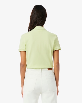 Women's L.12.D Slim Fit Stretch Mini Piqu&eacute; Polo