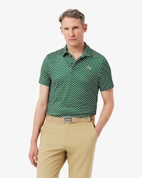 Regular Fit Printed Golf Polo