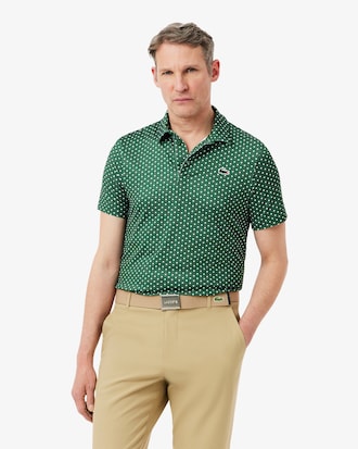 Regular Fit Printed Golf Polo