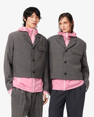 Lacoste x Wang Yibo Tailored Wool Blend Jacket
