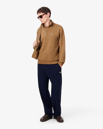 Sudadera Polar con Cuello Alto y Cierre para Hombre