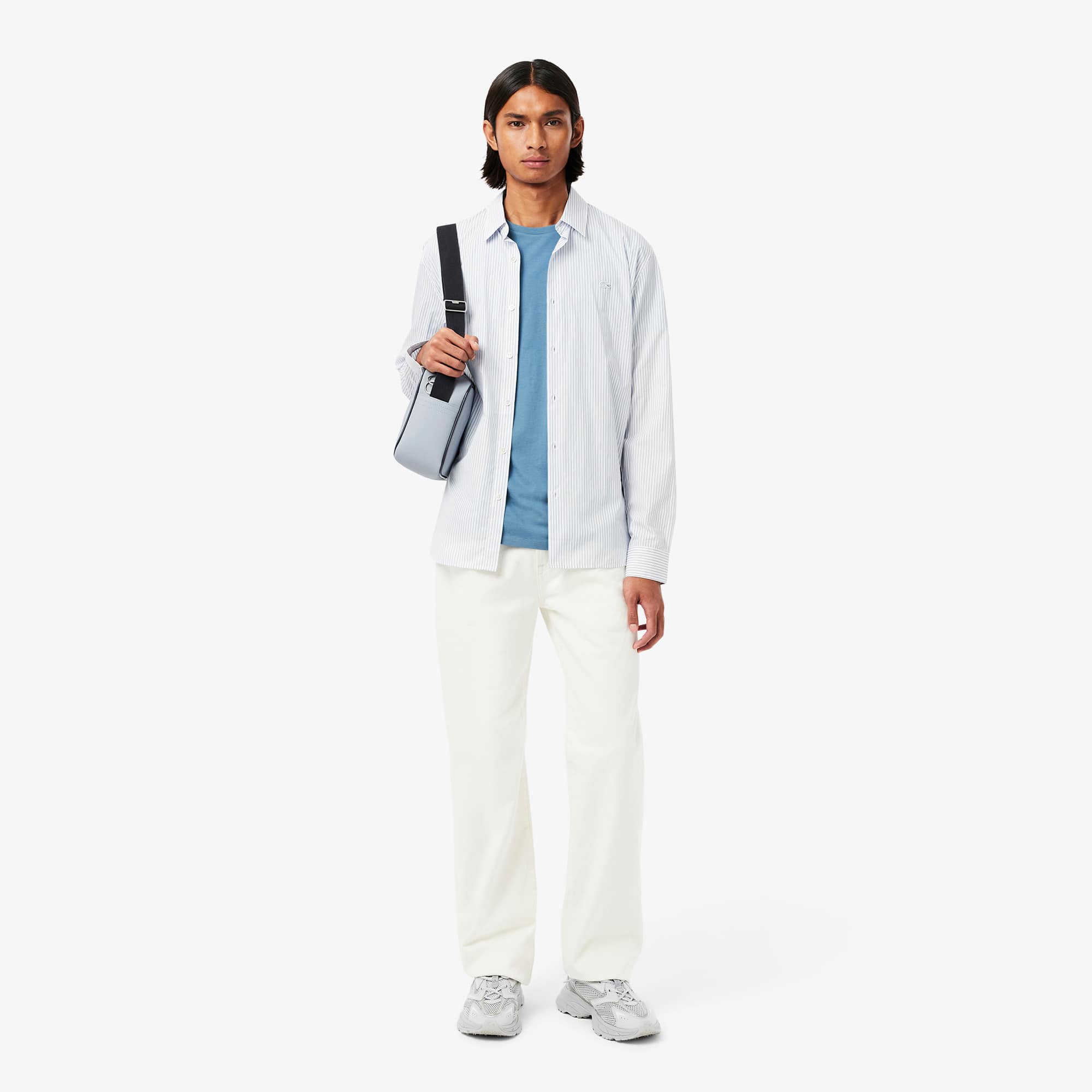Tシャツ・カットソー LACOSTE Men T Shirts TH6709 HD9 Blue Men's Pima Cotton T-Shirt - T-shirts - New In 2025 | Lacoste