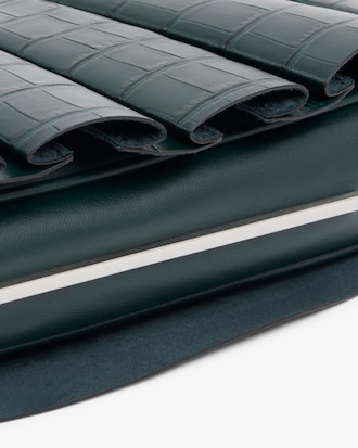 Runway Small Lenglen Crocodile Effect Leather Bag