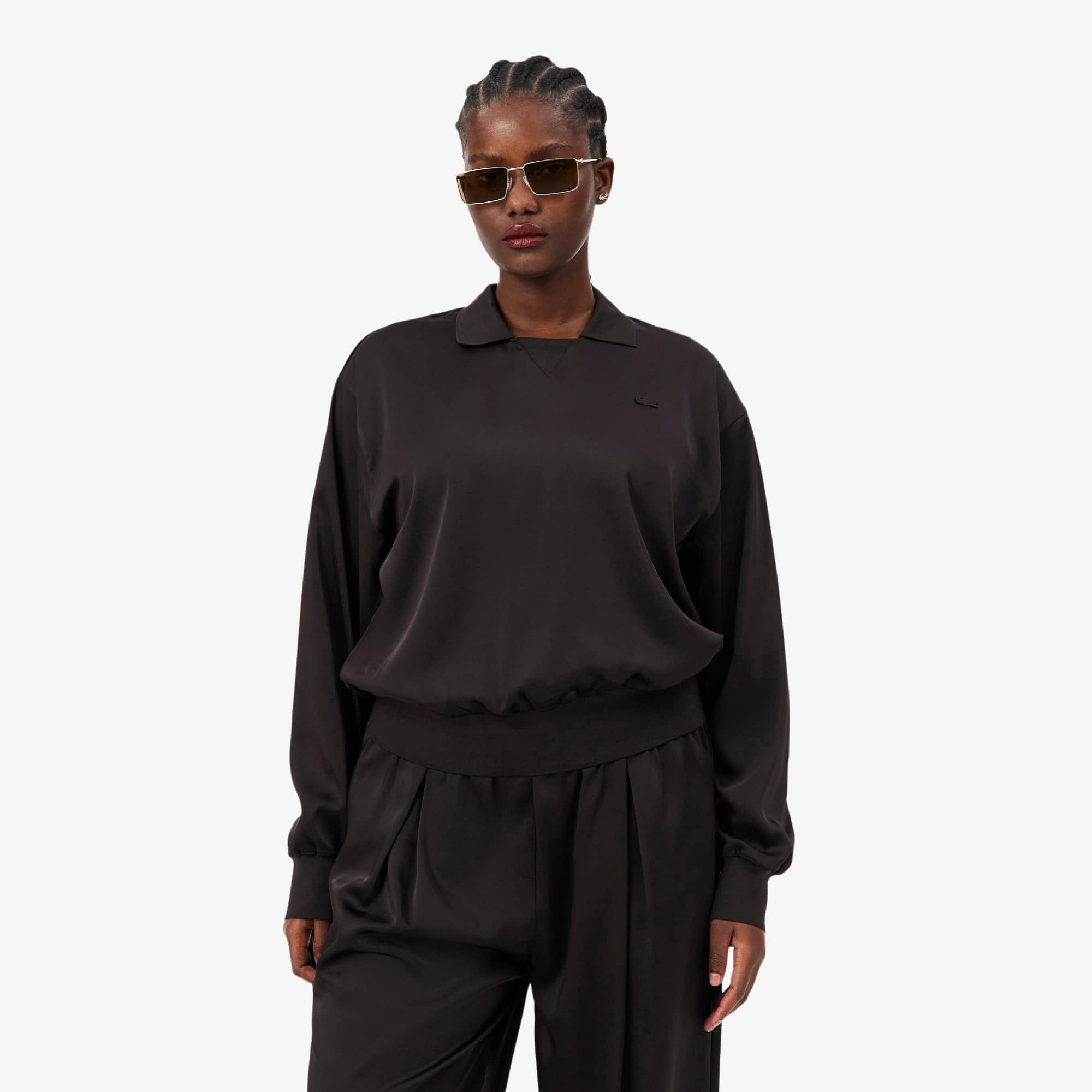 Relaxed Fit Satin Polo - All Women's Clothing - New In 2026 | Lacoste