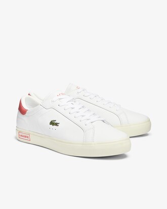 Men's Powercourt Smooth Leather Sneakers