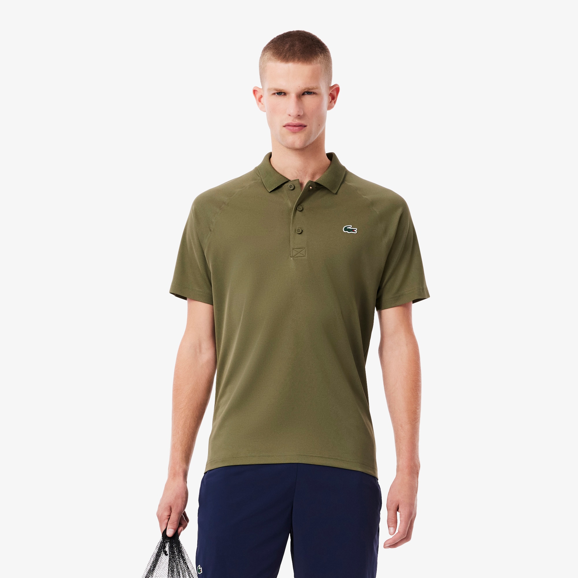 Lacoste Men's Regular Fit Uv Protect Golf Polo - Xxl - 7 In Green