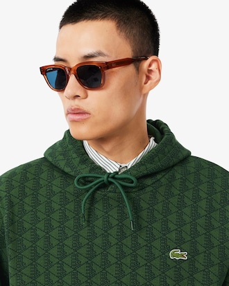 Sudadera Con Gorro De Molleton Con Monograma